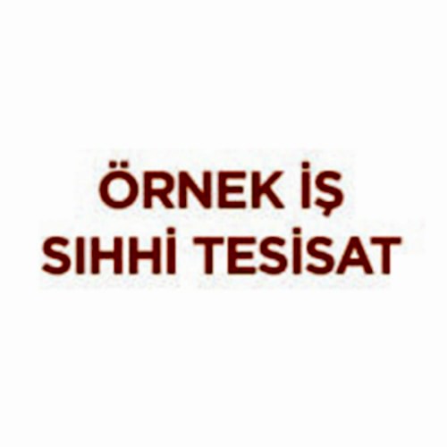 Örnek İş Tesisat